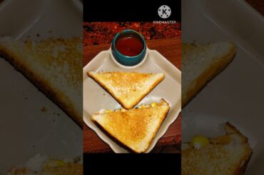 Corn vegetable healthy and tasty sandwich#shortvideo #food #shorts #minivlog#youtubeshorts