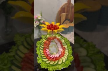Quick & Healthy Salad Decoration Ideas | Easy & Creative! #shorts