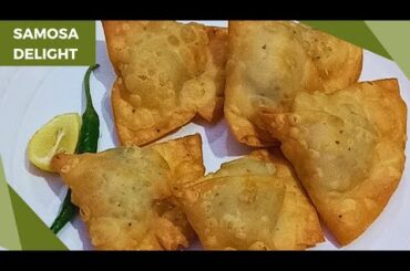 Easy Samosa Recipe |Crispy Potato Samosa |Aloo Kay Samosay Recipe-Evening Snacks Recipe-lunch Recipe