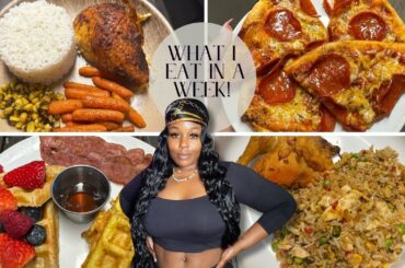 WHAT I EAT IN A WEEK| EASY BEGINNER FRIENDLY HEALTHY MEALS, TRACKING CALORIES,  + ADDING WORKOUTS!