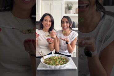 This Quinoa Tabbouleh Salad is a spin on a classic! #salad #middleeasternfood #fooddolls