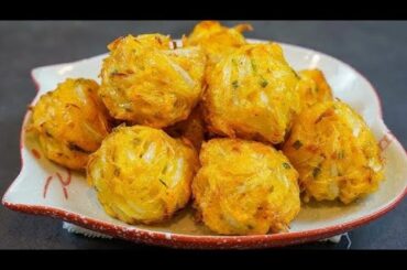 5 Minute Snack Recipe | How to make quick and easy snacks at home | Potato Fritters - Evening Snacks