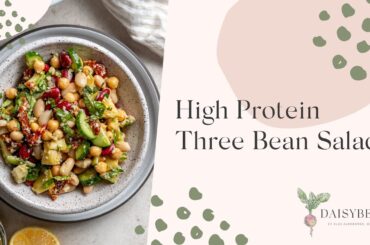 High Protein Dense Bean Salad Recipe