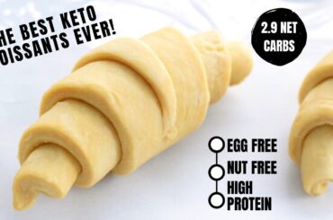 Keto Healthy Croissants Recipe | Low Carb Croissants