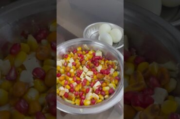 Day 4/7 Healthy Salad Recipe #shorts #diet #weightloss #recipe #food Corn Paneer Cucumber  #salad