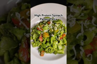 High-Protein Spinach Paneer Pasta | Healthy Creamy Veggie Pasta with Oats Sauce | Weight Loss Recipe