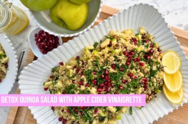 Detox Quinoa Salad with Apple Cider Vinaigrette | Healthy & Delicious Reset Recipe!