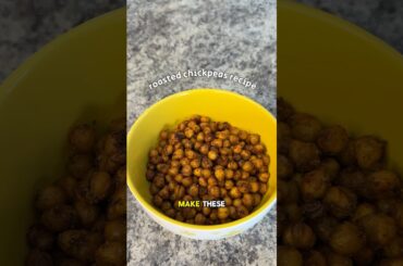 Roasted Chickpeas #healthyrecipes #healthylife