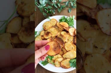 Healthy Crispy Potato Chips Recipe | Guilt-Free Snack in Minutes!