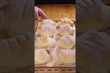 Milk Bread | Easy snack at Home | Tea Time | Healthy Vegan Bread #howtomake #breadsnacks #croissant