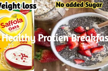 Oats weight loss recipe|Healthy High-Protien  Oatmeal breakfast INSTANT RECIPE