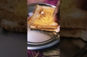 #Healthy breakfast cheese toast boiled eggs and soaked almonds