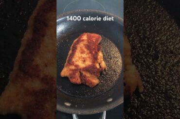 1400 calorie diet - Chicken schnitzel