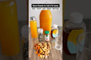 Natural Remedy for winter Season with Ginger & Turmeric  #naturalremedies #healthyrecipes #recipe