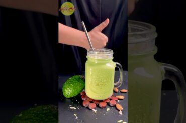 Avocado Smoothie Recipe ASMR #shorts #recipe #asmrcooking #avocado