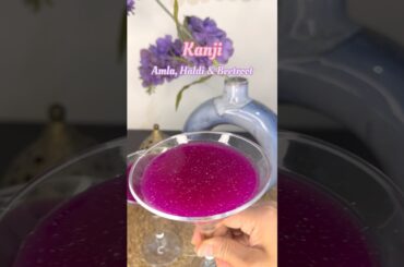 Beetroot Kanji Recipe | Healthy Indian probiotic drink | #shorts #ytshorts