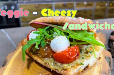 Vegetable-Cheese Sandwich: Quick, easy, and healthy. Perfect for a lunch or a hearty breakfast! Subs