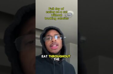 Full day of eating on a cut w/o tracking calories #cuttingdiet #bodybuilding