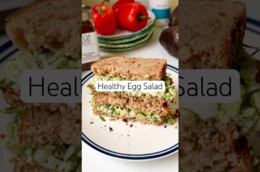 Healthy Egg Salad Recipe (No-Mayo!) #shorts #eggsalad