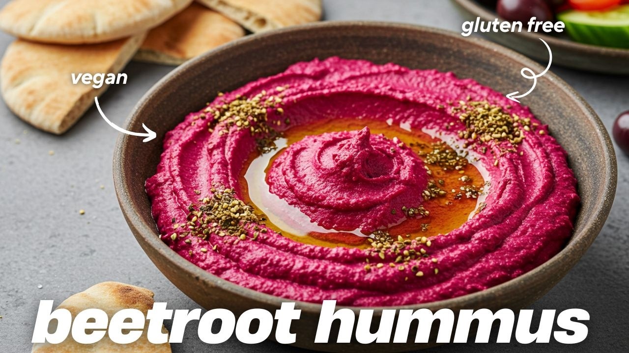 Beetroot Hummus Recipe for FAST Weight Loss at Home | Protein packed, Vegan and Gluten free Beetroot Hummus Recipe for FAST Weight Loss at Home | Protein packed, Vegan and Gluten free