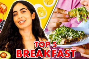 Top 5 Quick and Healthy Breakfast Recipes! Which One Will You Try First? Breakfast for Weightloss!