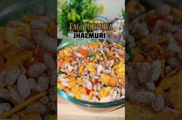 Ragi Murmura Jhalmuri | Ragi Puff | Healthy snacks | 1min Recipe #youtube #feed #healthysnacks