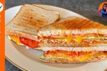 English Healthy Breakfast Chicken Cheese Sandwich Recipe By Zaika Recipes
