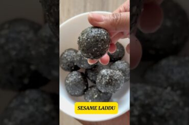 SESAME LADDU | Healthy Snack in 10 Minutes #shortsfeed #shorts #ytshorts #bhojantattva