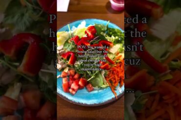 How to Stay Healthy at Any Restaurant - "Submit to the Salad" #vegan #healthy #eatingout