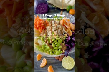 Easy High Protein Salad Recipe! #foodforweightloss #easydinner #highproteinrecipes #saladrecipe