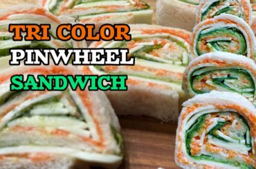 TRICOLOR PINWHEEL SANDWICH [Episode 4] | Pinwheel Sandwiches