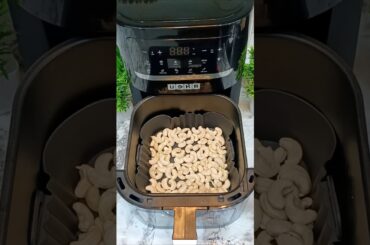 Air Fryer Cashew Snack Recipe | Quick & Easy Spicy Roasted Cashews