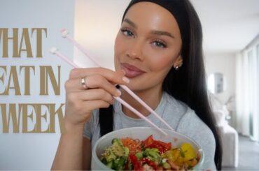 what I EAT in a busy week! healthy balanced and nourishing meals