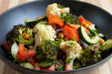 Fall in Love with this Zaatar Roasted Vegetable & Chickpea Salad | Healthy & Flavorful for any Day!!