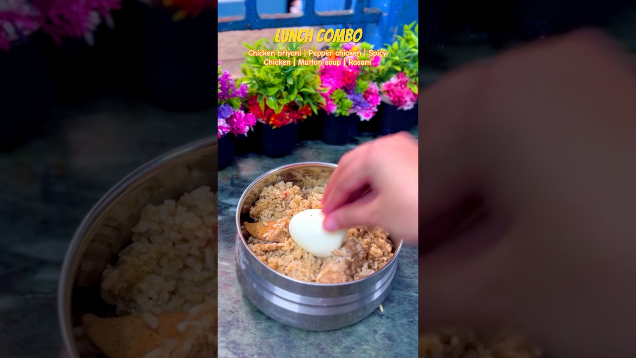 Today’s lunchbox recipe: Chicken briyani with chicken gravy #shortsfeed #lunchideas #lunchbox Today’s lunchbox recipe: Chicken briyani with chicken gravy #shortsfeed #lunchideas #lunchbox