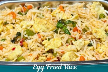 Egg Fried Rice - Quick & Healthy Lunch Box Recipe - Fried Rice - How To Make Egg Fried Rice