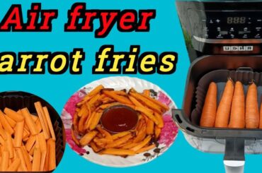 Air Fryer Carrot Fries | Healthy & Crispy Snack Recipe #ourfoodlab