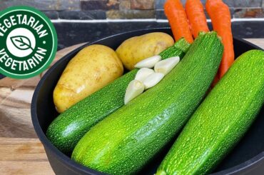 You Should Eat More  Healthy Recipes In Winter! Easy Recipe for Dinner: Zucchini And Carrot Stew!