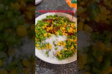 Mix Vegetable Salad | 5 minutes Quick and Easy Salad | Healthy Salad Recipe | Red Kidney Beans Salad