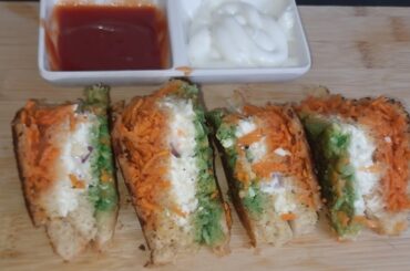 Tricolor Sandwitch || Republic day special Recipe || Healthy and tasty vegetable Sandwich
