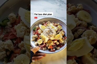 Lose 5 to 6 kg weight in  a month with this diet plan #fatloss #weightloss #dietplan #ytshorts #diet