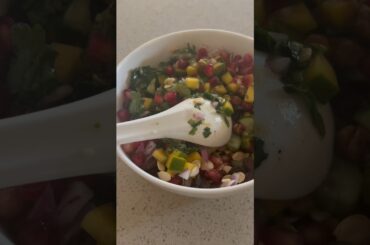 #Day02 weight loss  chickpeas mango salad#salad recipes #saladyummy #Healthydiet #healthyfood