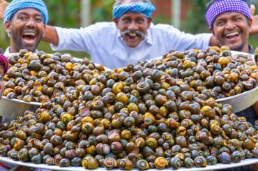 SNAIL FRY | NATHAI VARUVAL | Snail Recipe Cooking and Eating in Village | Healthy Village Recipes