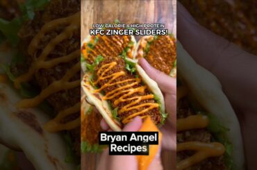Bryan Angel's HEALTHY KFC Zinger Sliders Recipe Will Change Your Life!