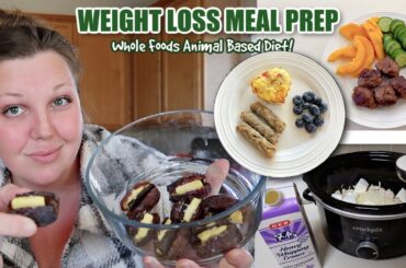 Healthy Meal Prep for Weight Loss! Low Carb Crockpot Meal | Whole Foods Animal Based Diet