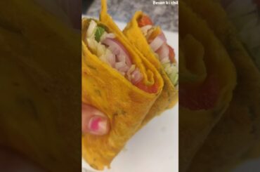 Besan ka Chilla breakfast recipe!!! #shorts#shortsfeed