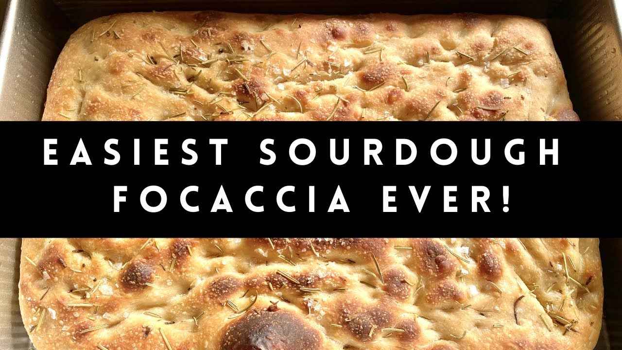Easy Sourdough Focaccia Bread Recipe | Sourdough Discard Recipe Easy Sourdough Focaccia Bread Recipe | Sourdough Discard Recipe