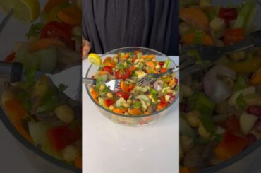 Healthy & tasty salad recipe...... #shorts #asmr #asmrfood