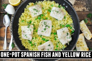 One-Pot Spanish Fish and Yellow Rice | Healthy & Delicious Recipe