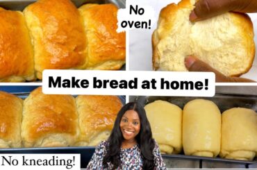 How to make Bread at home for beginners without Oven| No Kneading |step by step